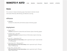 Tablet Screenshot of mpkato.net